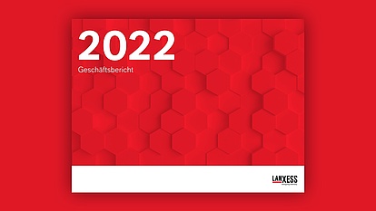Foto: Lanxess: Cover Geschäftsbericht 2022