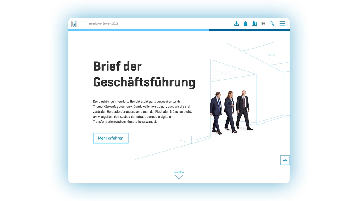 Foto: Flughafen München: Bericht 2018 Einblick