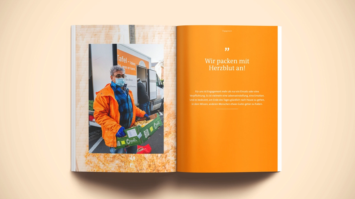 Photo: Tafel Deutschland: 2020 Magazine double page