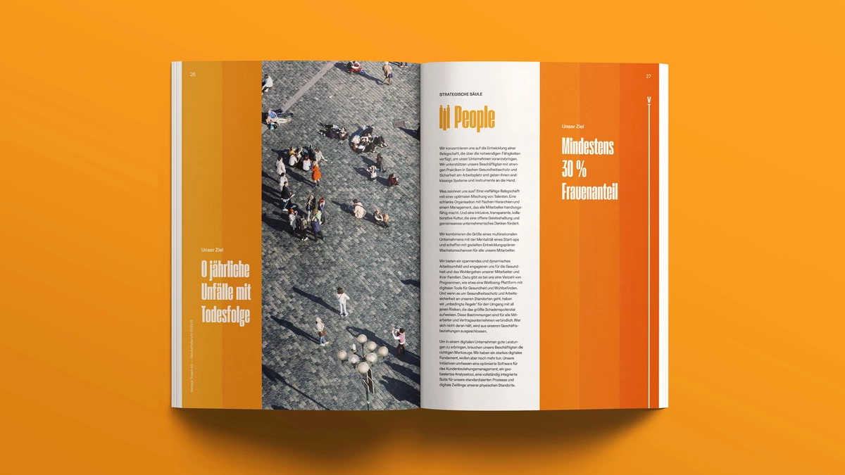 Photo: Vantage Towers 2020/21 Annual Report: Double Page