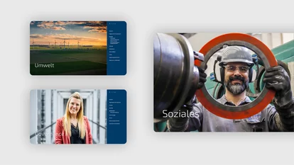 Waelzholz Nachhaltigkeitsbericht Mockups