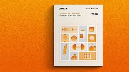 Foto: Wacker Chemie: Geschäftsbericht 2020 Cover