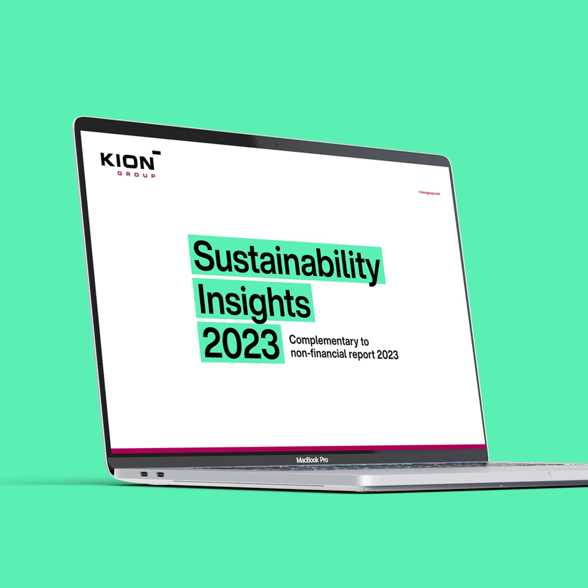 Foto: KC Case KION Group AG Sustainability Insights Mockup