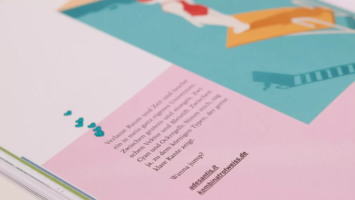 Photo: Kirchhoff: Three Minutes: Page from the magazine Speed Dating