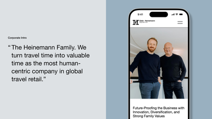 KC Gebr. Heinemann Annual Report 2024 Zitat und Mobile Ansicht CEOs