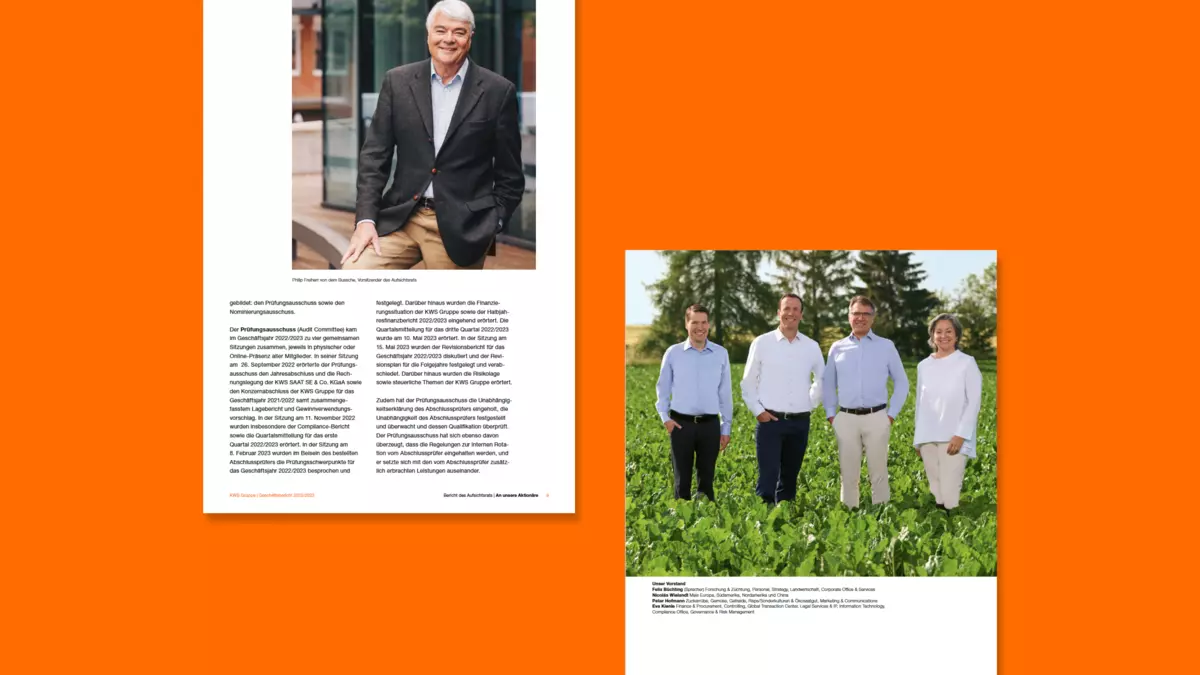 Foto: KC KWS Print Geschäftsbericht Fotostrecke