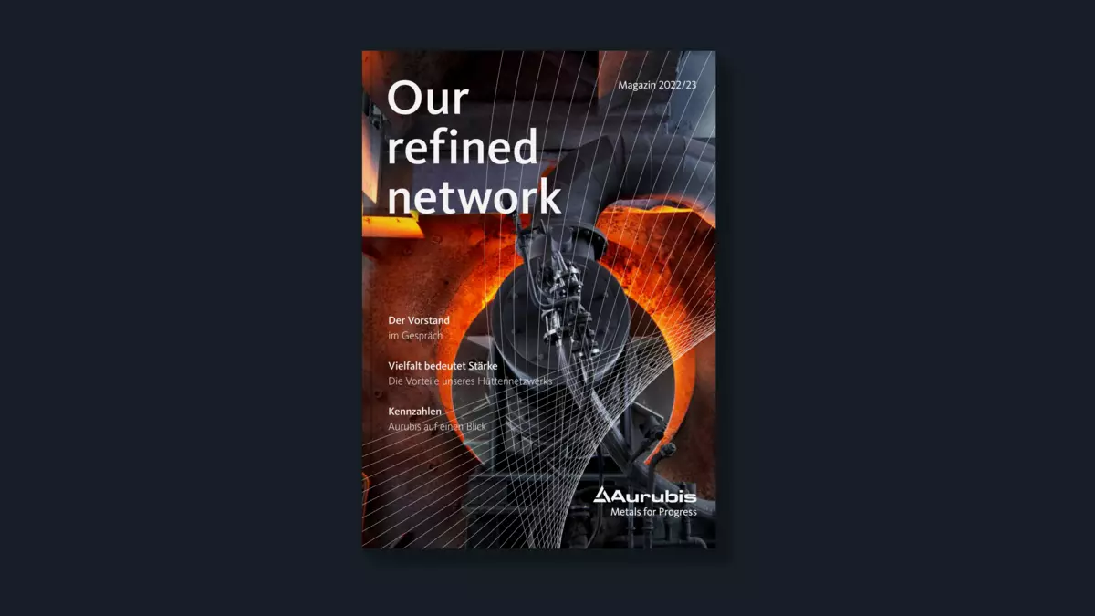 Photo: KC Aurubis Annual Report 2022-23 Magazine Cover