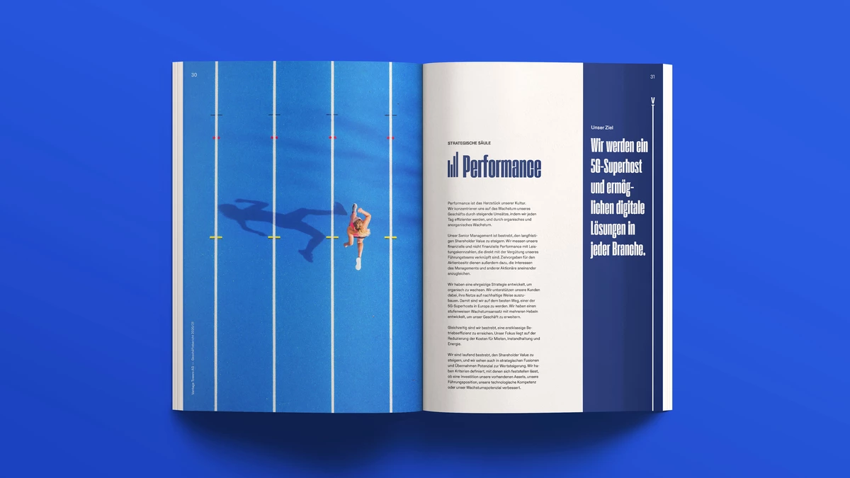 Photo: Vantage Towers 2020/21 Annual Report: Double Page