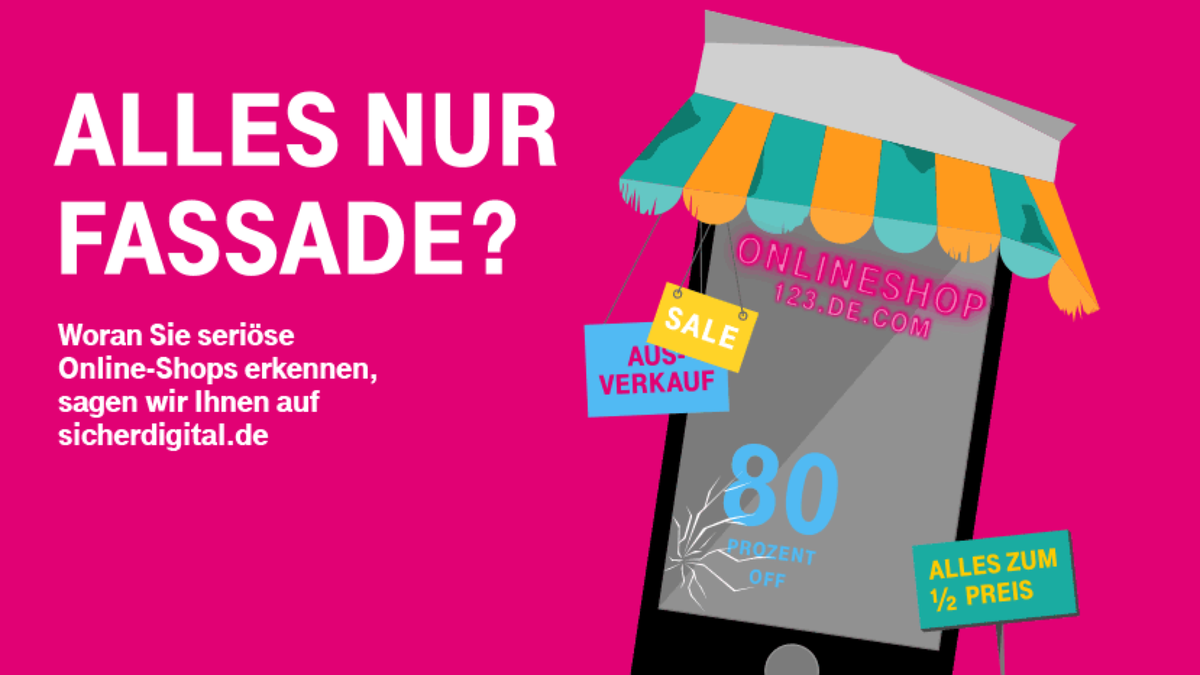 Photo: Deutsche Telekom: Website "All a Façade?"