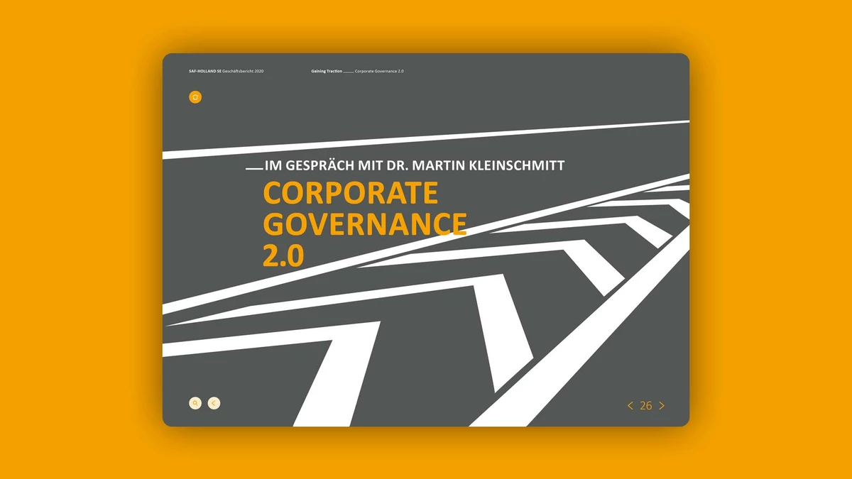 Foto: SAF Holland: Geschäftsbericht 2020 Corporate Governance