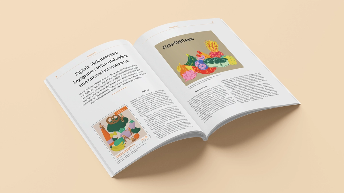 Photo: Tafel Deutschland: 2020 Magazine double page