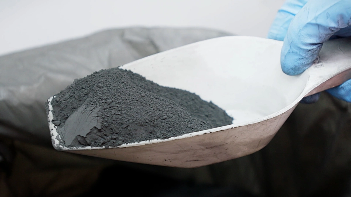 Photo: Aurubis: Scoop filled with black mass