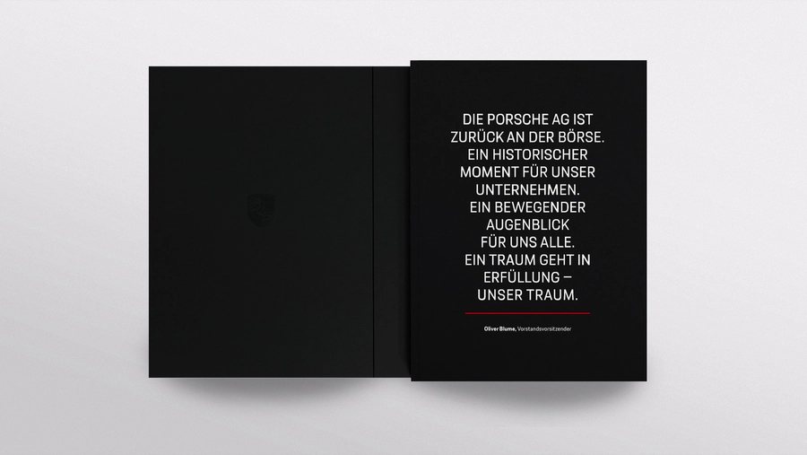 Photo: Porsche Annual and Sustainability Report 2022: Quote from Oliver Blume