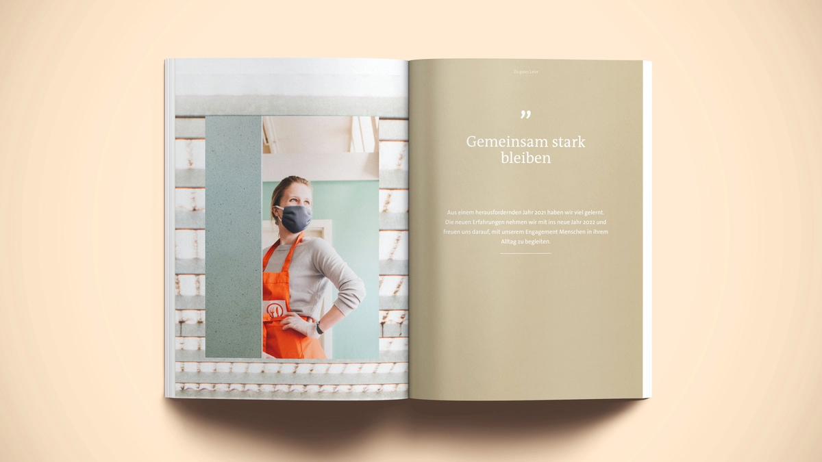 Photo: Tafel Deutschland: 2020 Magazine double page