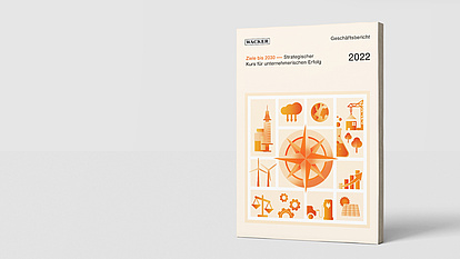 Foto: Wacker Chemie: Geschäftsbericht 2022 Cover