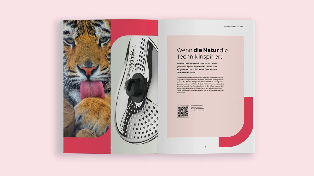 Mockup Magazin Geschäftsbericht 