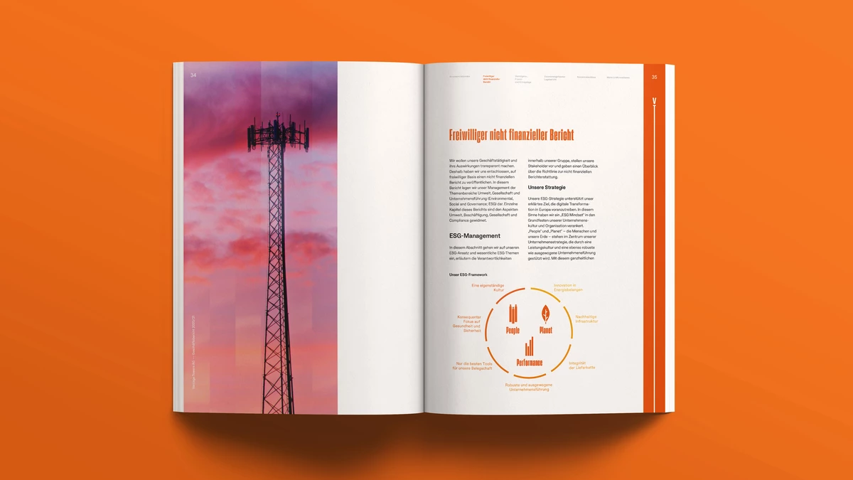 Photo: Vantage Towers 2020/21 Annual Report: Double Page
