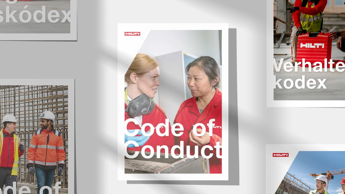 Photo: Hilti Code of Conduct: Campaign preview