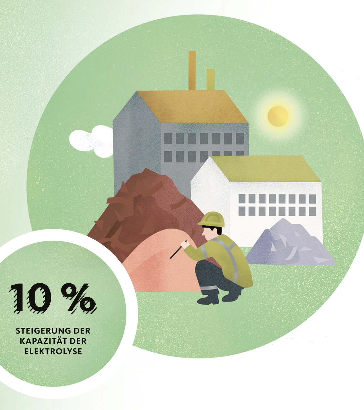 Photo: Aurubis: Graphic on electrolysis from the magazine